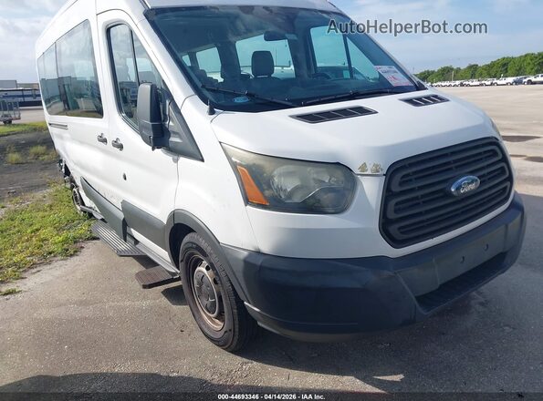 1FBAX2CM1HKA55166 2017 FORD TRANSIT-350 White Delantero derecho