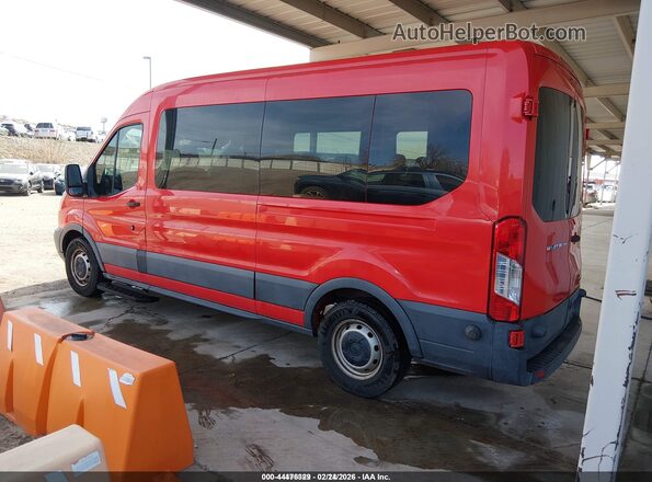 1FBAX2CM4HKA87948 2017 FORD TRANSIT-350 Red Rear left