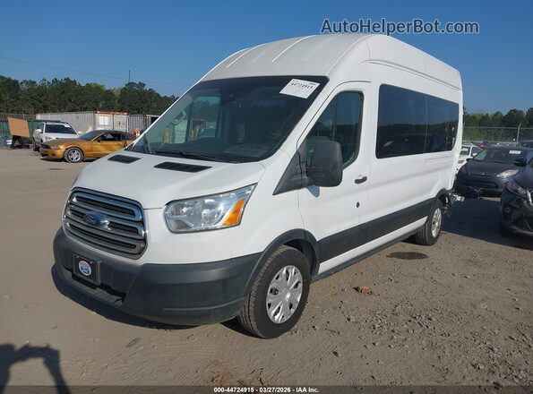 1FBAX2XM5KKA48481 2019 FORD TRANSIT-350 White Vista tres cuartos delantera izquierda