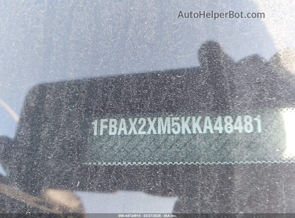 1FBAX2XM5KKA48481 2019 FORD TRANSIT-350 White 