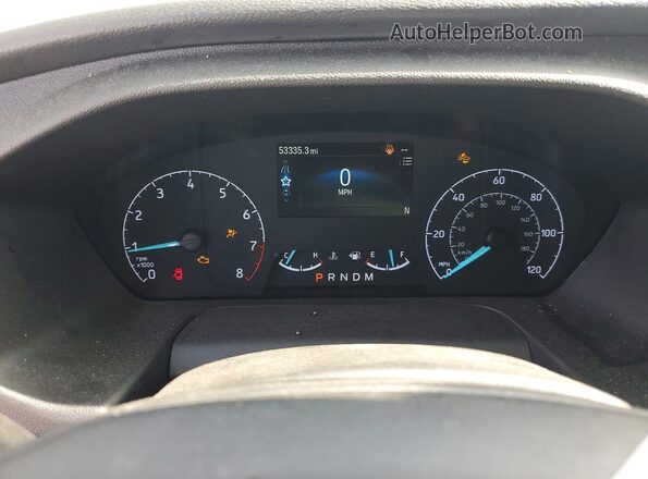 1FBAX2Y85LKB23277 2020 FORD TRANSIT White Vista del cuadro de instrumentos