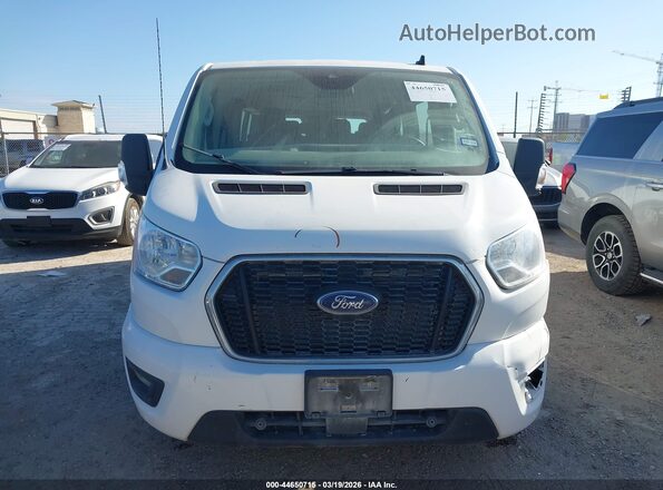1FBAX2Y88MKA49886 2021 FORD PASSENGER White Вид щитка приладів