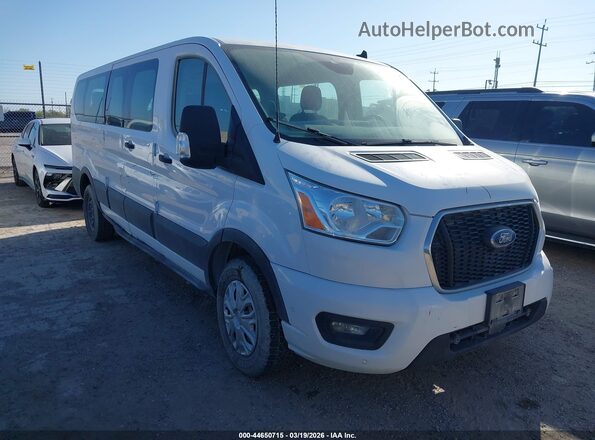 1FBAX2Y88MKA49886 2021 FORD PASSENGER White Передня права чверть