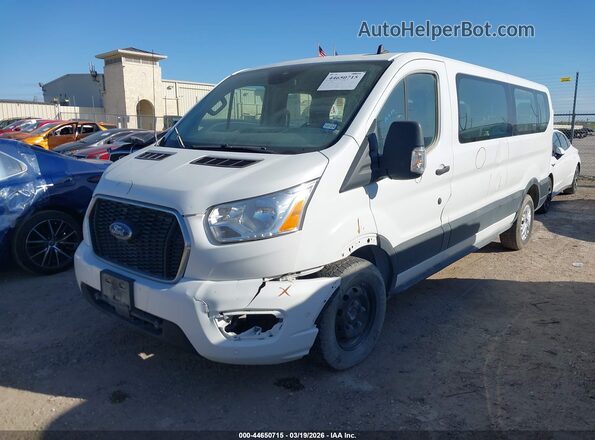 1FBAX2Y88MKA49886 2021 FORD PASSENGER White Передня ліва чверть