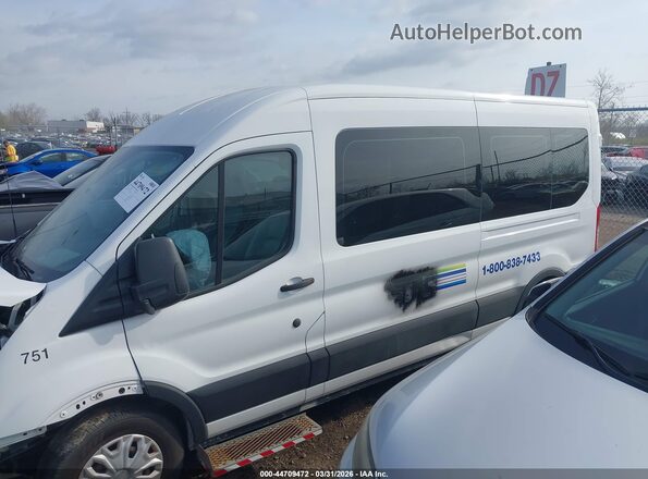 1FBZX2CM2KKA83116 2019 FORD TRANSIT-350 White Widok wnętrza 360 stopni