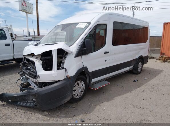 1FBZX2CM2KKB43735 2019 FORD TRANSIT-350 Белый Передняя левая четверть