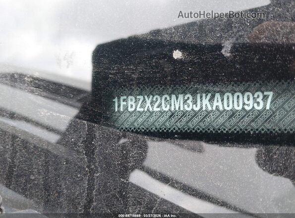 1FBZX2CM3JKA00937 2018 FORD TRANSIT-350 Белый Вид подкапотного пространства
