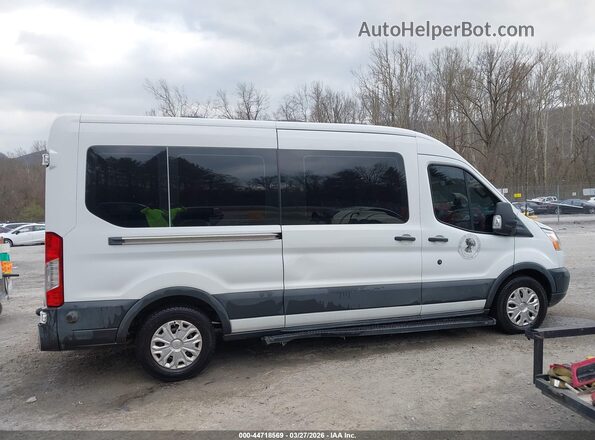 1FBZX2CM3JKA00937 2018 FORD TRANSIT-350 Белый Вид задней части салона