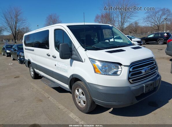 1FBZX2YM6JKA73146 2018 FORD TRANSIT-350 Белый Передняя правая четверть