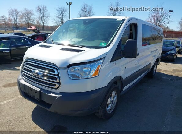 1FBZX2YM6JKA73146 2018 FORD TRANSIT-350 Белый Передняя левая четверть