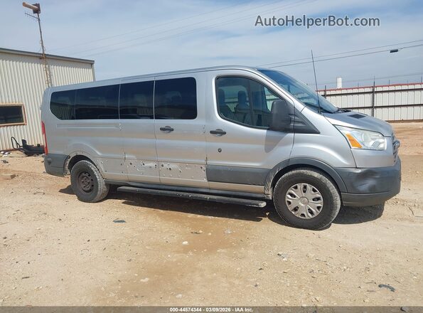 1FBZX2ZM7HKA55859 2017 FORD TRANSIT-350 Silver Սալոնի հետևի տեսք