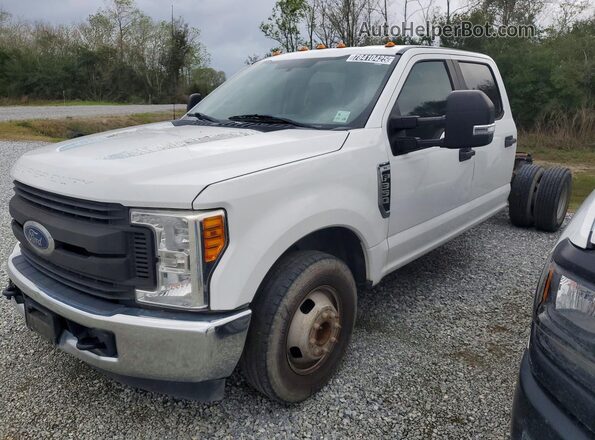 1FD8W3GT7JEC82446 2018 FORD F350 White Vista tres cuartos delantera izquierda
