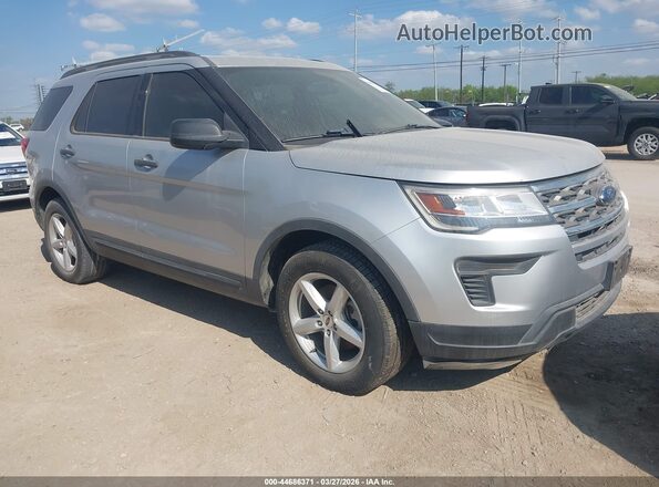 1FM5K7B84KGA46142 2019 FORD FORD EXPLORER Серебряный Передняя правая четверть