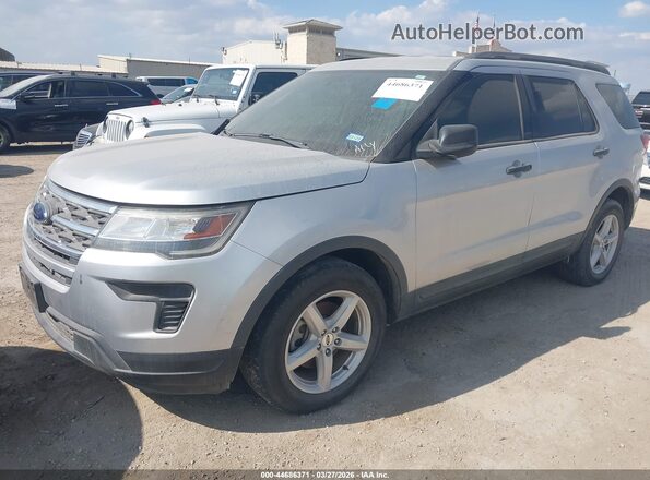 1FM5K7B84KGA46142 2019 FORD FORD EXPLORER Серебряный Передняя левая четверть