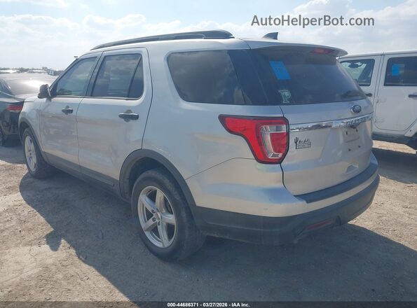 1FM5K7B84KGA46142 2019 FORD FORD EXPLORER Серебряный Задняя левая четверть