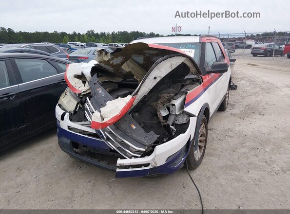 1FM5K7B89GGA71853 2016 FORD FORD EXPLORER White Vista frontal