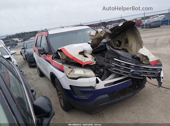 1FM5K7B89GGA71853 2016 FORD FORD EXPLORER White Delantero derecho