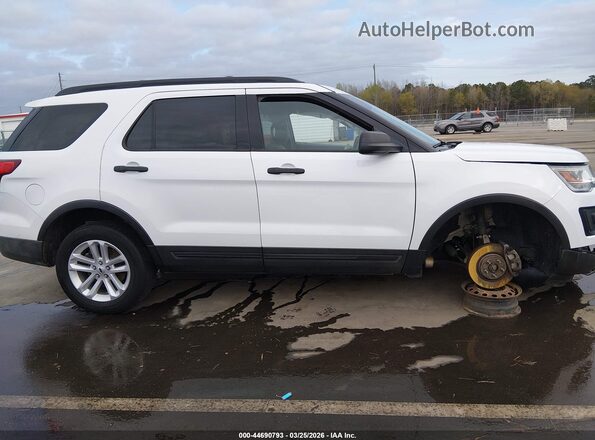 1FM5K7BH3HGC17598 2017 FORD FORD EXPLORER Белый Вид задней части салона
