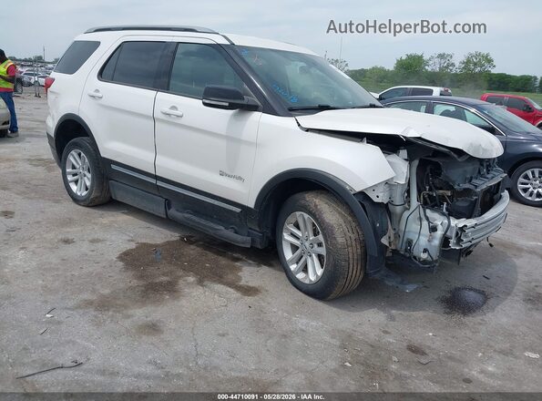 1FM5K7D80HGE13849 2017 FORD FORD EXPLORER White წინა მარჯვენა
