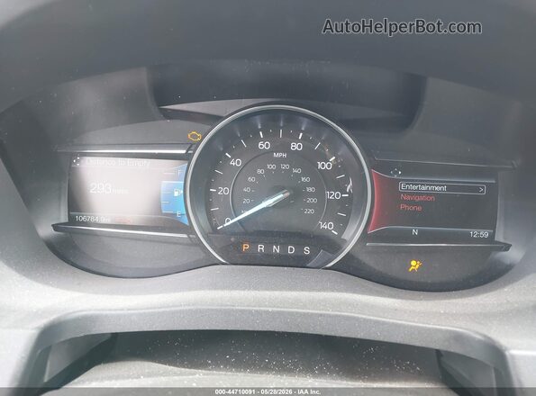 1FM5K7D80HGE13849 2017 FORD FORD EXPLORER White უკანა სავარძლების ხედი