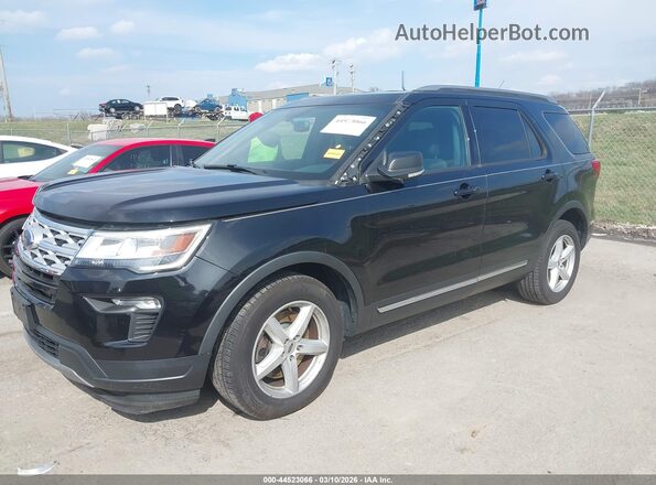 1FM5K7D84KGA08648 2019 FORD FORD EXPLORER Черный Передняя левая четверть