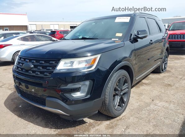 1FM5K7D85GGD01370 2016 FORD FORD EXPLORER Черный Передняя левая четверть