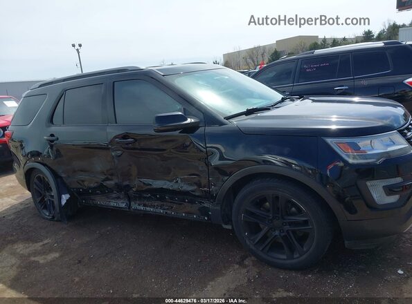 1FM5K7D85GGD01370 2016 FORD FORD EXPLORER Черный Панорамный вид салона 360°