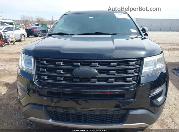 1FM5K7D85GGD01370 2016 FORD FORD EXPLORER Черный Вид задней части салона