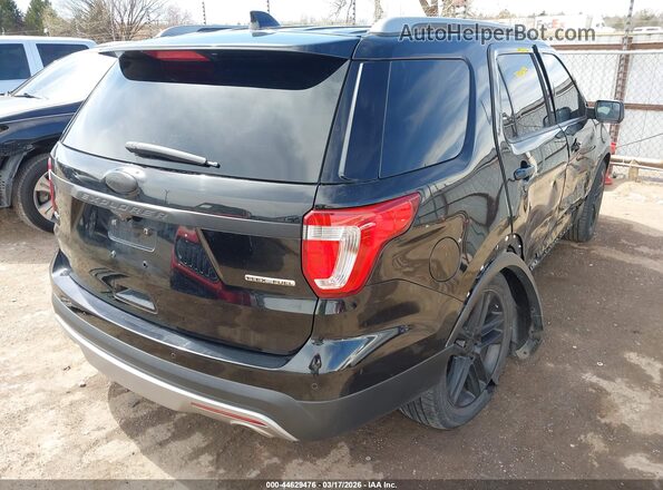 1FM5K7D85GGD01370 2016 FORD FORD EXPLORER Черный Задняя правая четверть