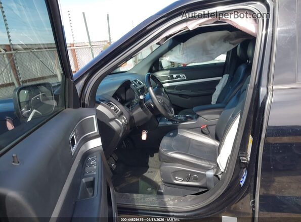 1FM5K7D85GGD01370 2016 FORD FORD EXPLORER Черный Вид салона спереди