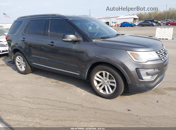 1FM5K7D86HGD97866 2017 FORD FORD EXPLORER Gray წინა მარჯვენა