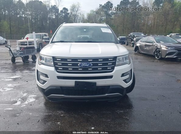 1FM5K7D86HGE22975 2017 FORD FORD EXPLORER Белый Вид щитка приборов