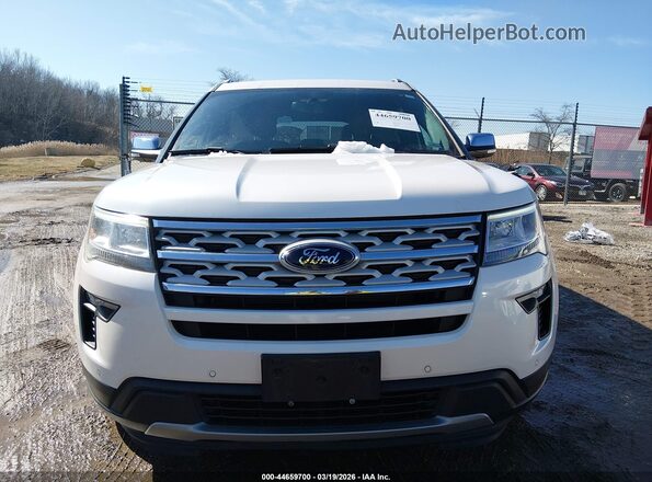 1FM5K7D87KGA37559 2019 FORD FORD EXPLORER Белый Вид щитка приборов