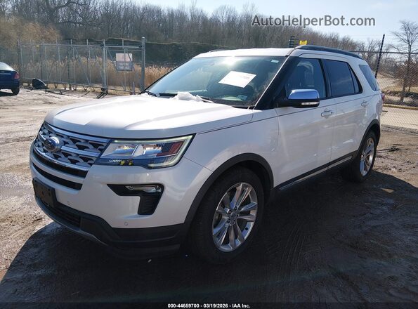 1FM5K7D87KGA37559 2019 FORD FORD EXPLORER Белый Передняя левая четверть