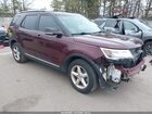 2018 Ford Explorer Xlt Burgundy vin: 1FM5K7D8XJGA31415