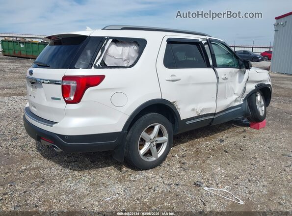 1FM5K7DHXJGB29148 2018 FORD FORD EXPLORER Белый Задняя правая четверть