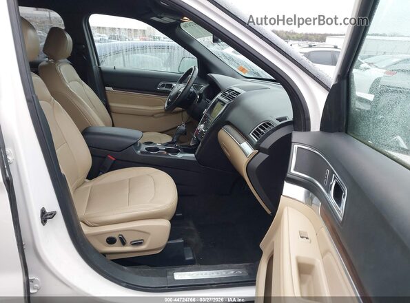 1FM5K7F84HGD78228 2017 FORD FORD EXPLORER White წინა სალონის ხედი