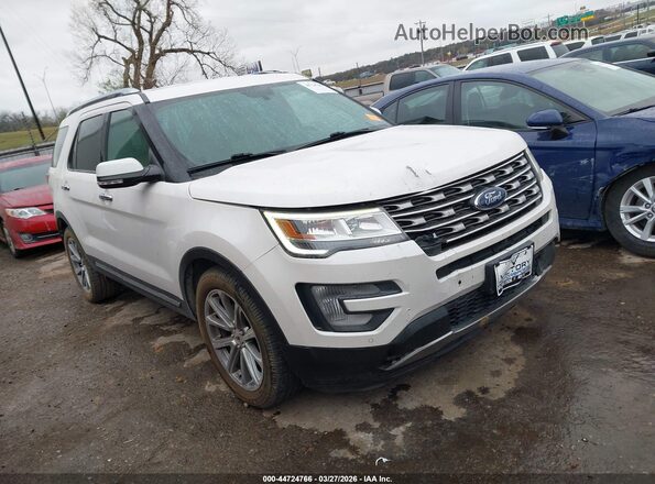 1FM5K7F84HGD78228 2017 FORD FORD EXPLORER White წინა მარჯვენა