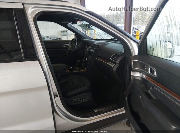 1FM5K7F84JGA82194 2018 FORD FORD EXPLORER Серебряный Вид салона спереди