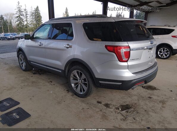 1FM5K7F84JGA82194 2018 FORD FORD EXPLORER Серебряный Задняя левая четверть
