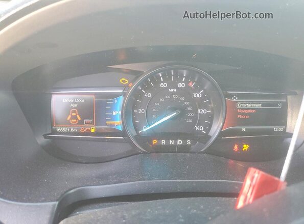 1FM5K7F85KGA16139 2019 FORD FORD EXPLORER Black Вид щитка приладів