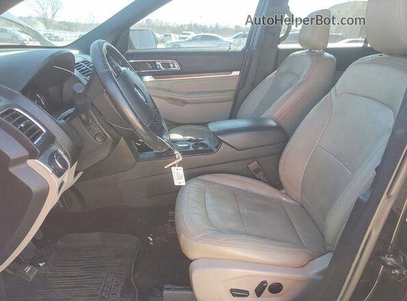 1FM5K7F85KGA16139 2019 FORD FORD EXPLORER Black Вид салону спереду