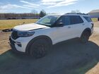 2022 Ford Explorer St White vin: 1FM5K7GC1NGA36668