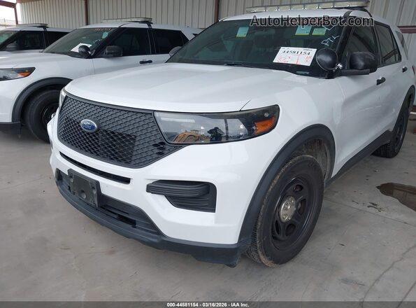 1FM5K8AB0LGD08212 2020 FORD POLICE INTERCEPTOR White Vista tres cuartos delantera izquierda