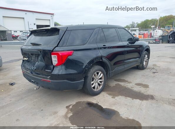 1FM5K8AB0PGB37144 2023 FORD POLICE INTERCEPTOR Черный Задняя правая четверть