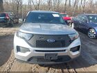 2024 Ford Police Interceptor Utility   Silver vin: 1FM5K8AB1RGA07327