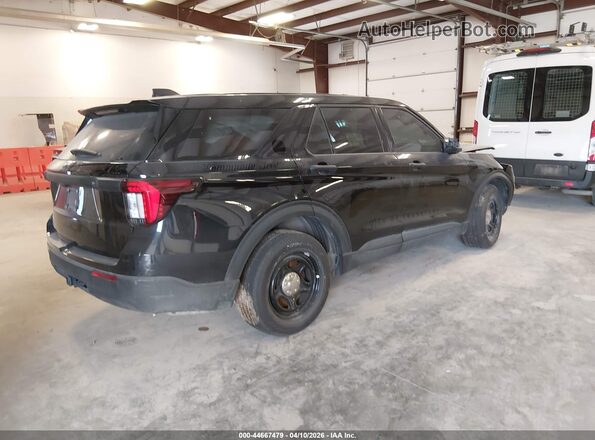 1FM5K8AB1SGC80659 2025 FORD POLICE INTERCEPTOR Черный Задняя правая четверть