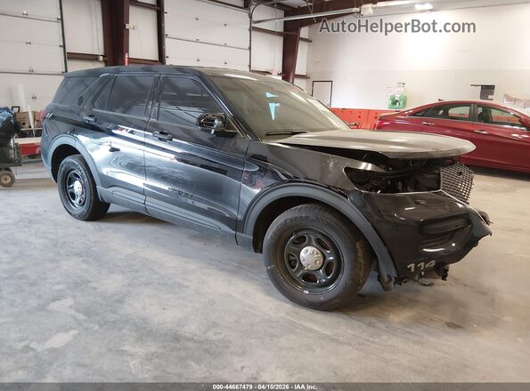 1FM5K8AB1SGC80659 2025 FORD POLICE INTERCEPTOR Черный Передняя правая четверть