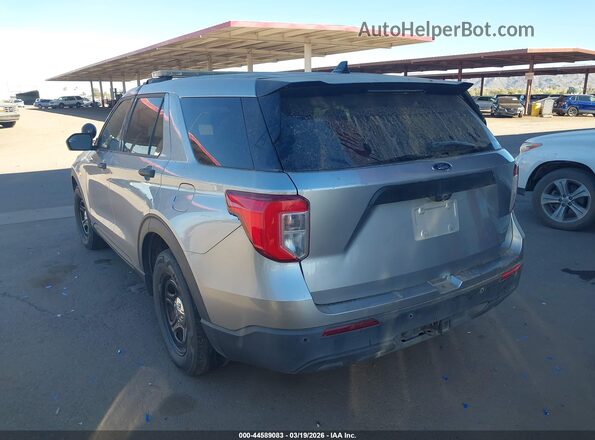 1FM5K8AB2LGD07742 2020 FORD POLICE INTERCEPTOR Silver Trasero izquierdo