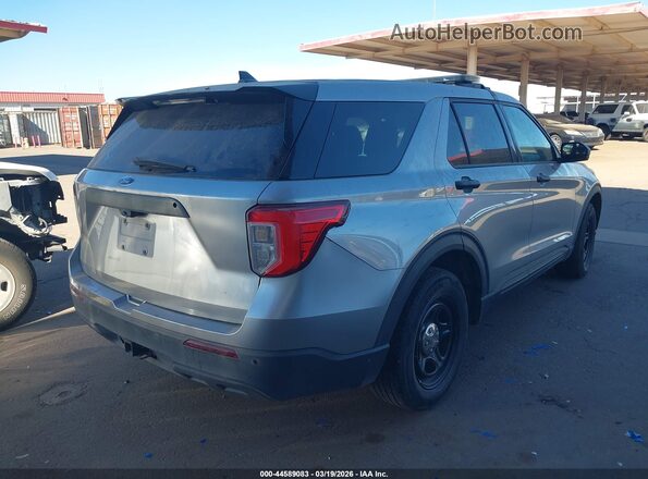 1FM5K8AB2LGD07742 2020 FORD POLICE INTERCEPTOR Silver Trasero derecho